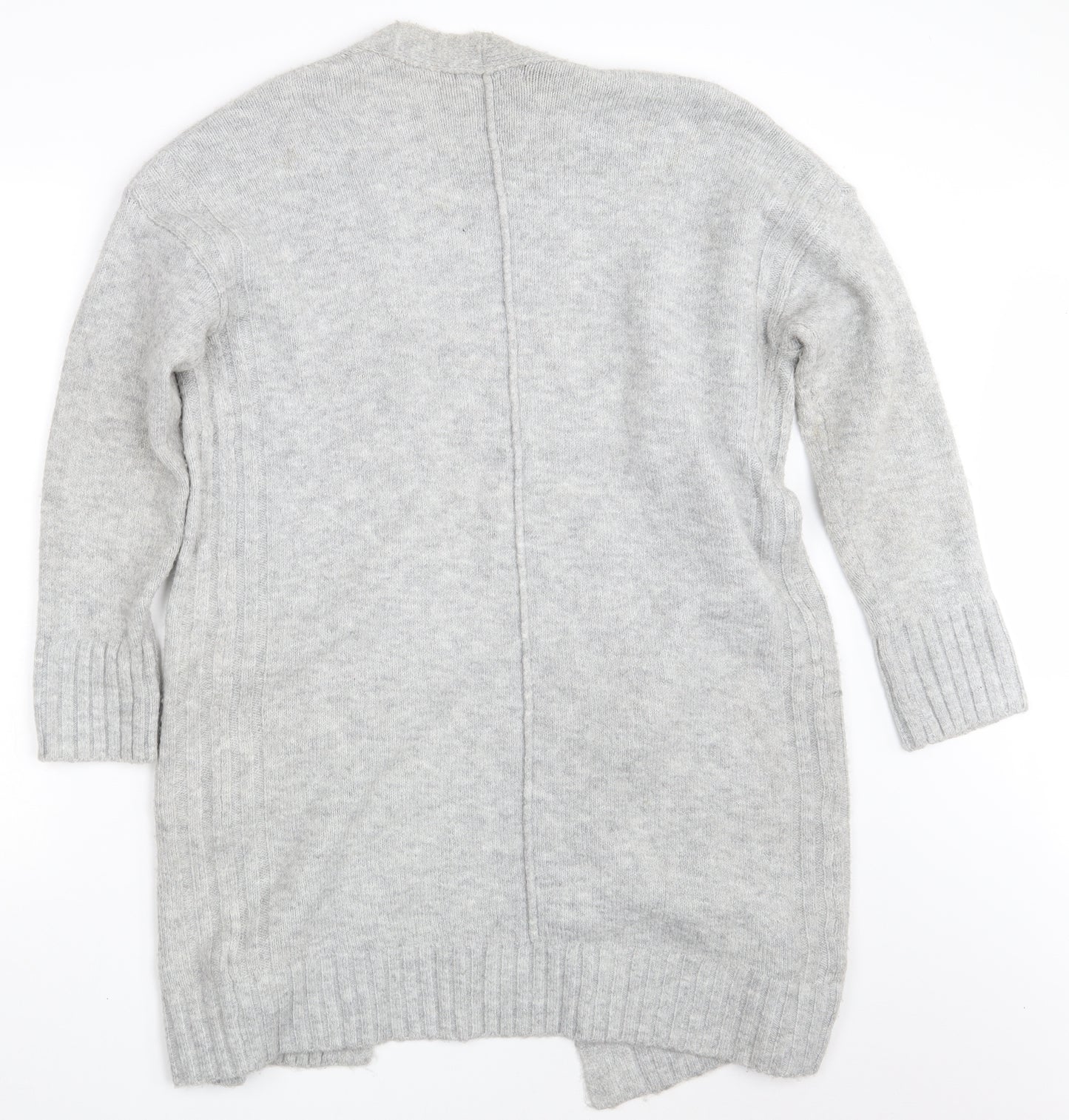 M&S Womens Grey   Wrap Jumper Size S