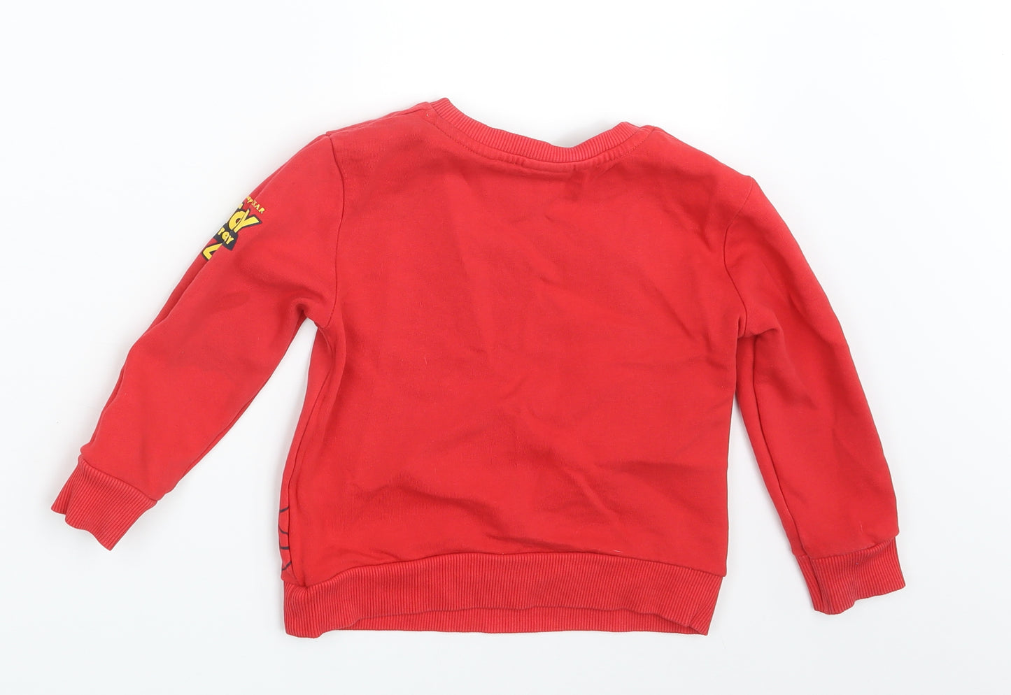 Toy Story Boys Red   Pullover Sweatshirt Size 2-3 Years  - Toy Story