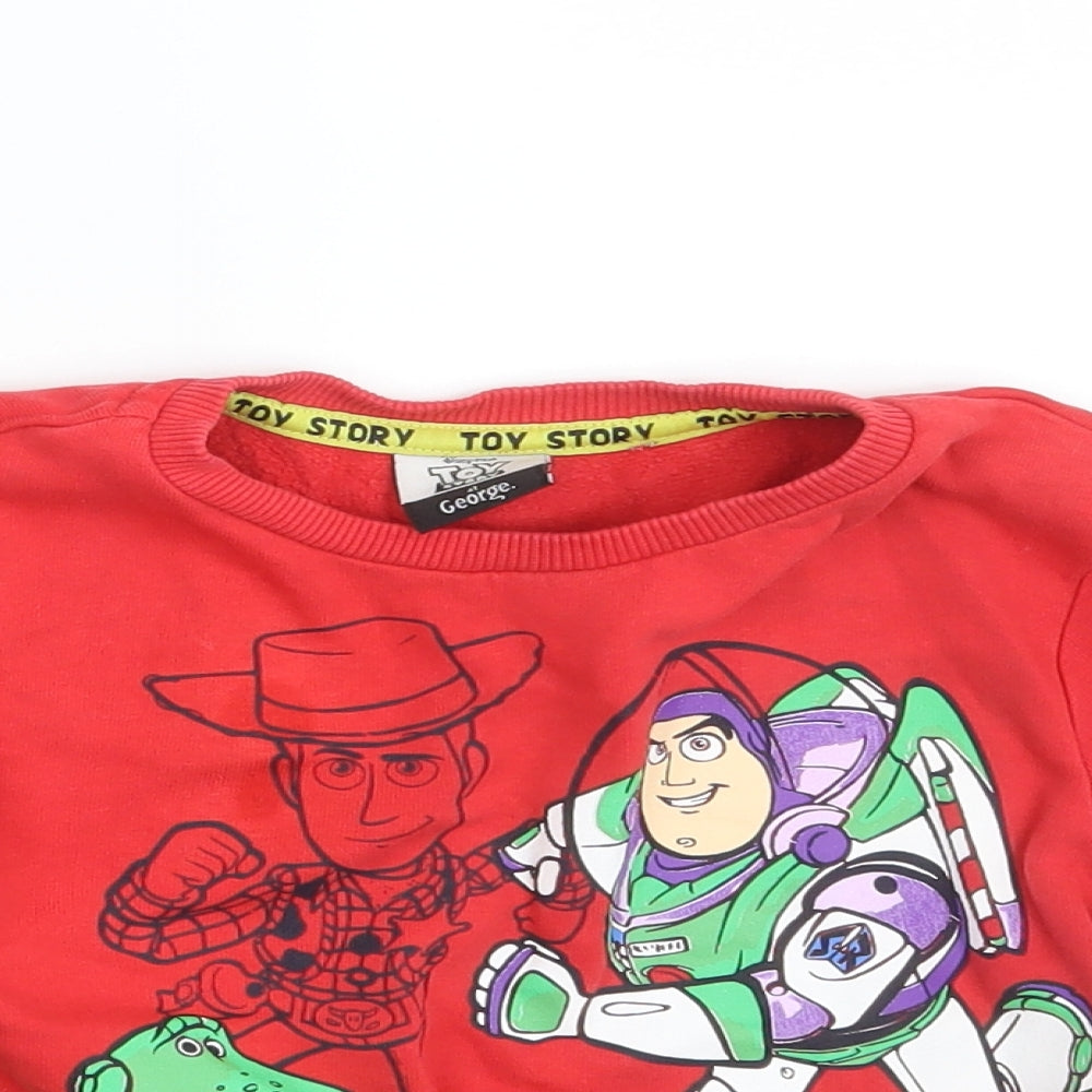 Toy Story Boys Red   Pullover Sweatshirt Size 2-3 Years  - Toy Story