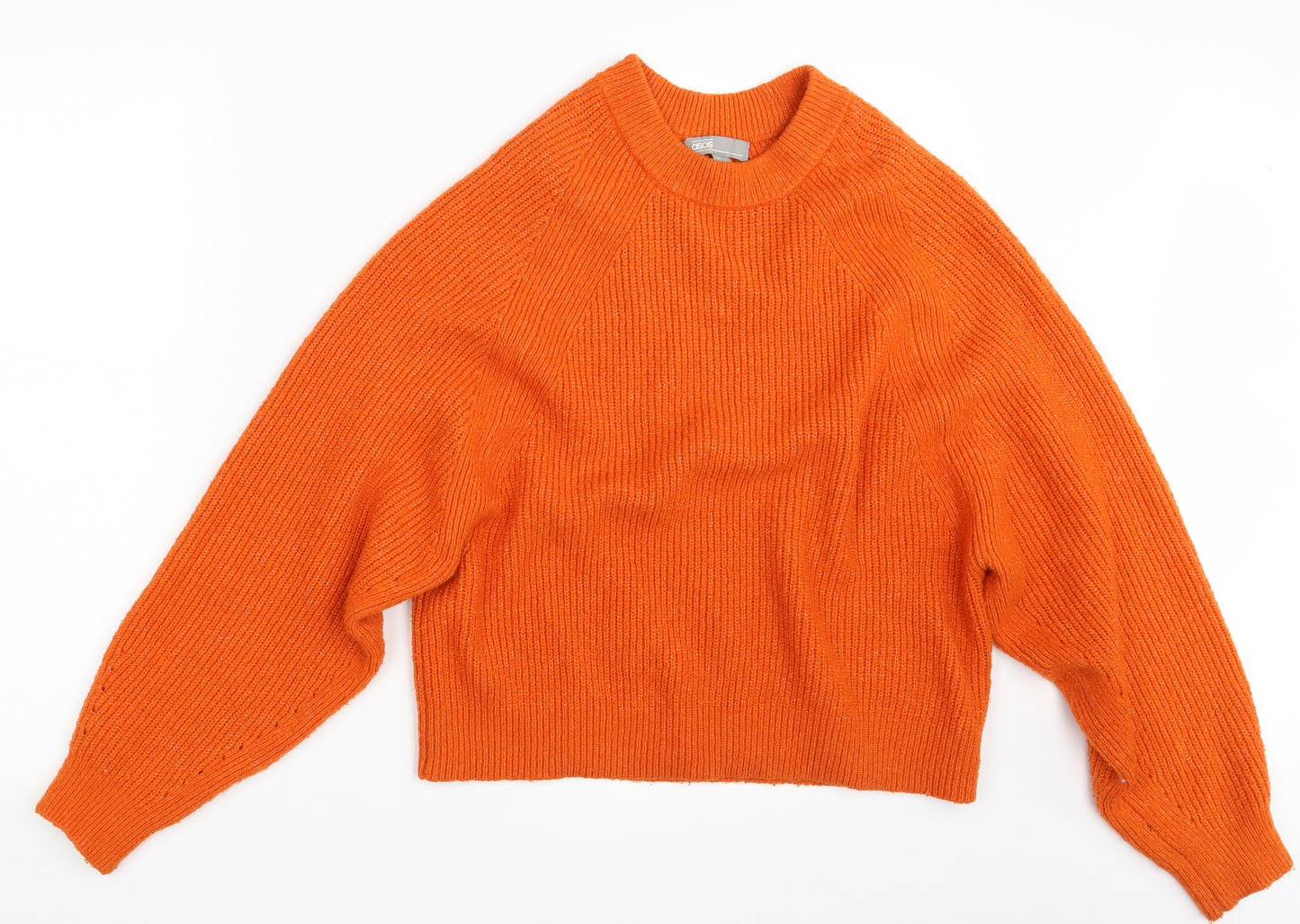 ASOS Womens Orange  Knit Pullover Jumper Size 8