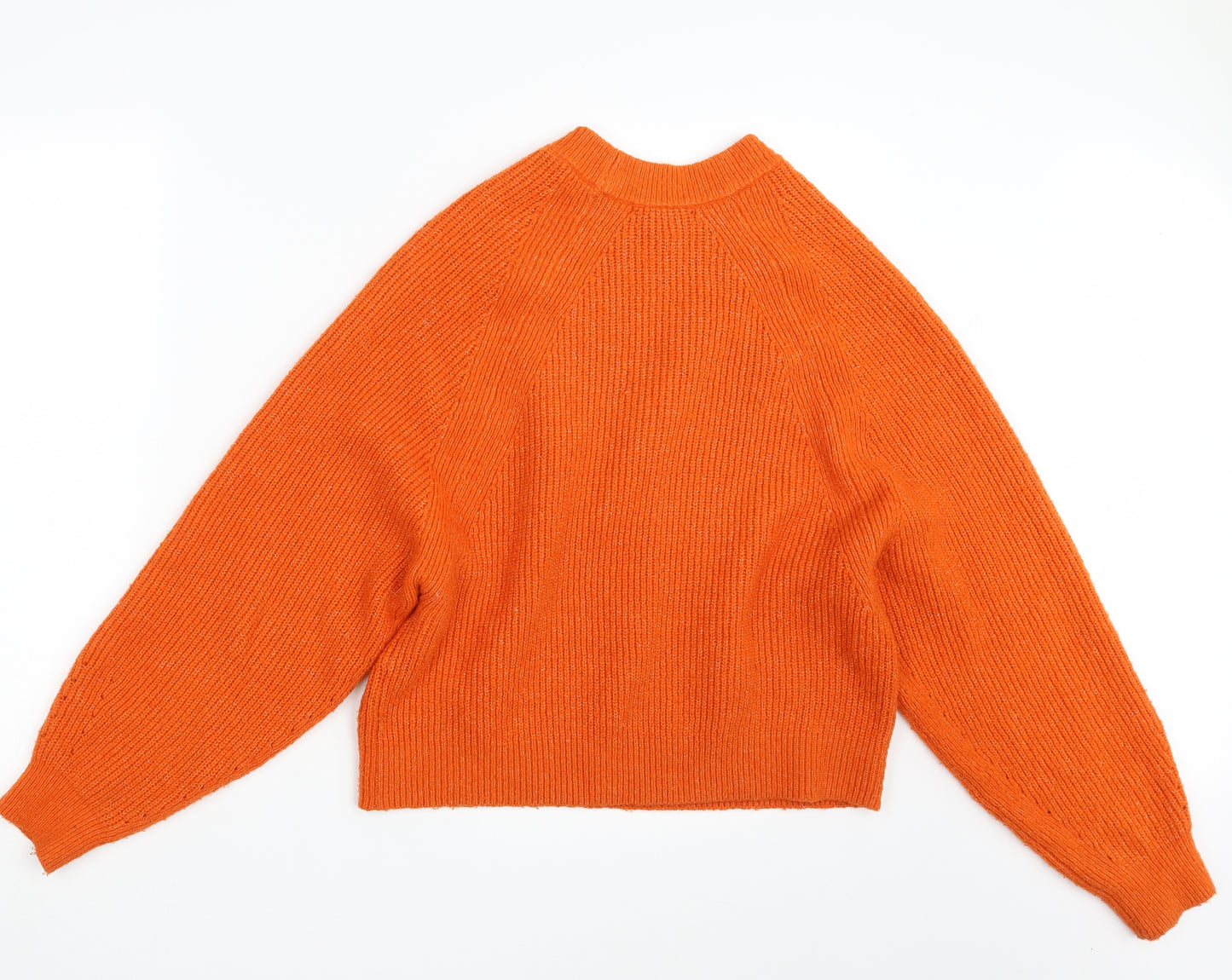 ASOS Womens Orange  Knit Pullover Jumper Size 8