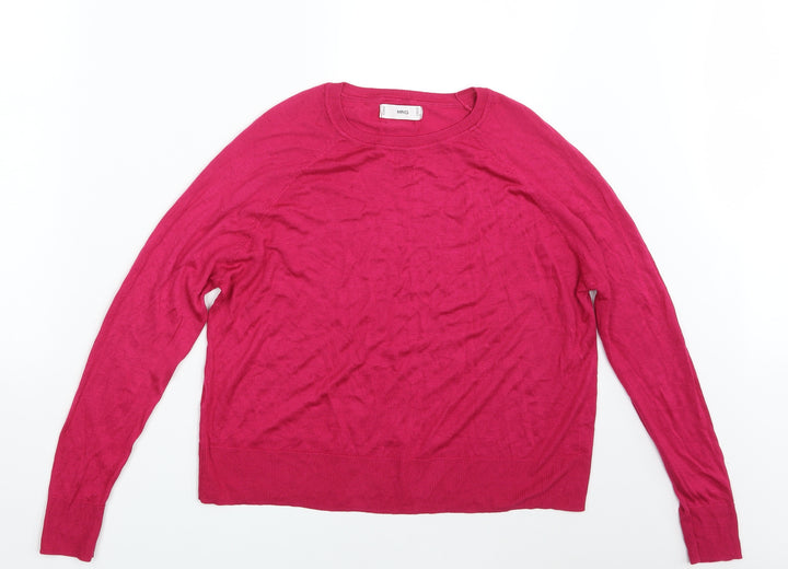 MNG Womens Pink   Pullover Sweatshirt Size S