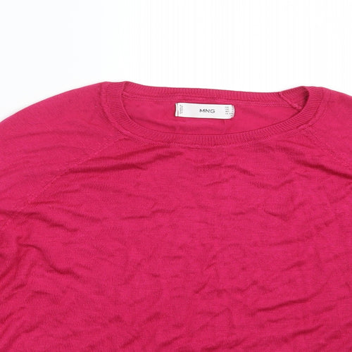 MNG Womens Pink   Pullover Sweatshirt Size S