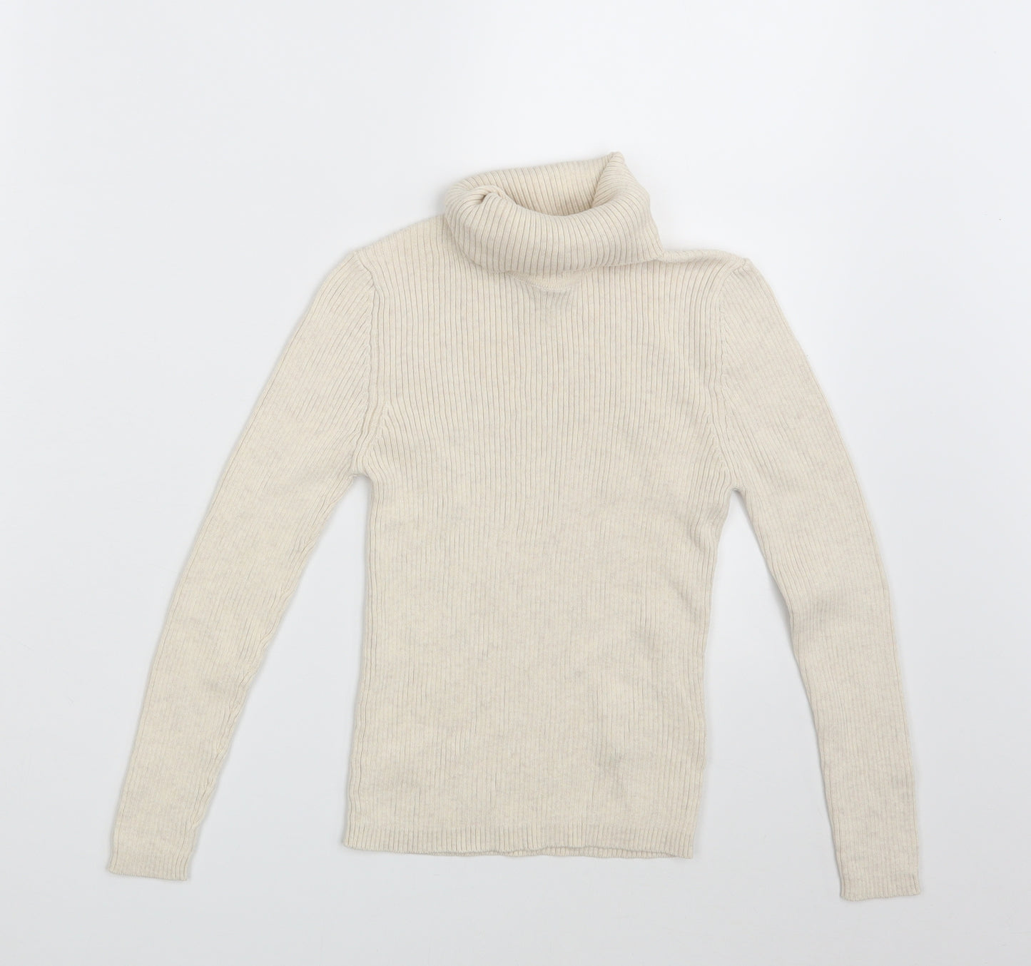 M&S Girls Beige   Pullover Jumper Size 7-8 Years