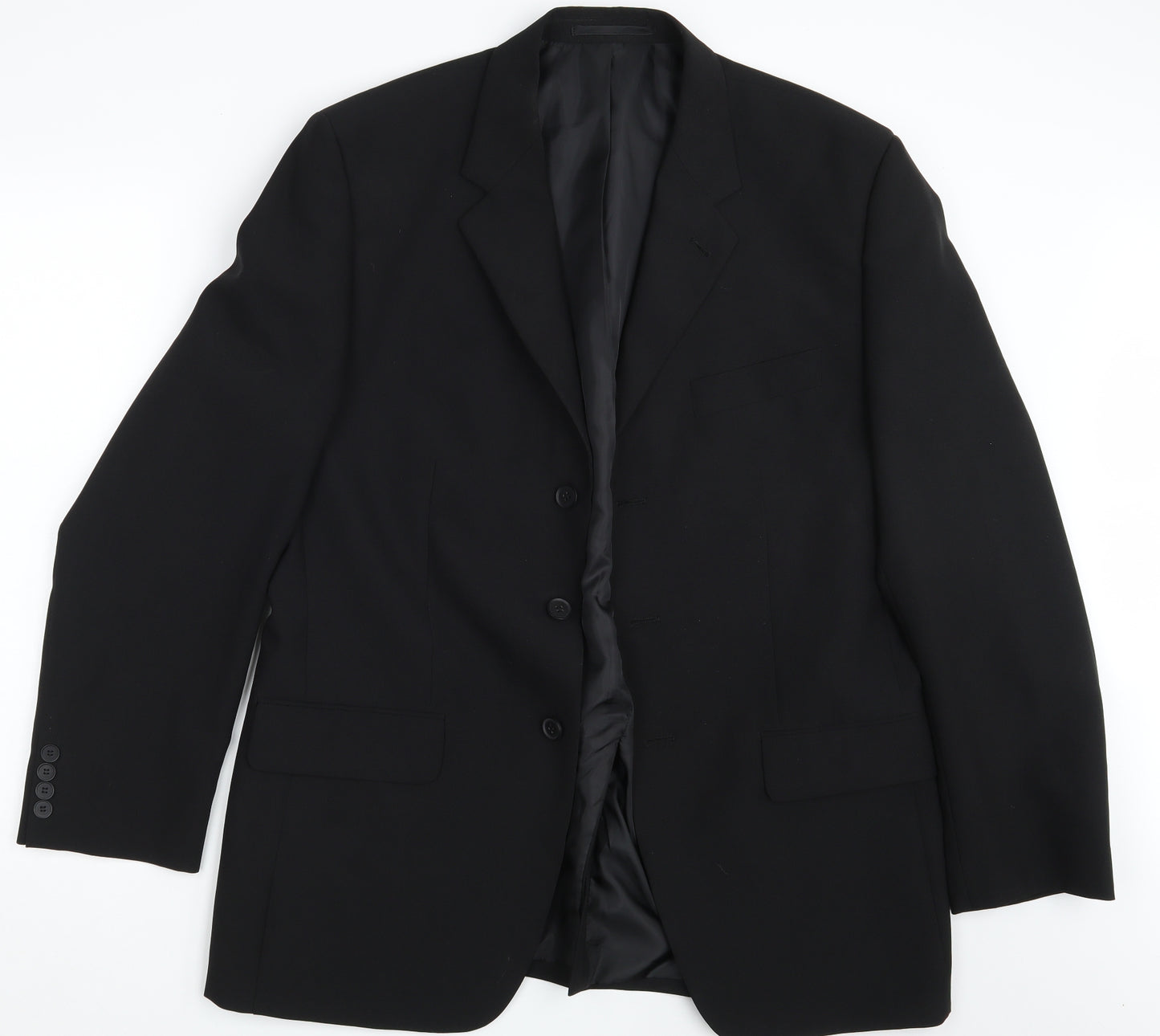 George Mens Black   Jacket Blazer Size 42