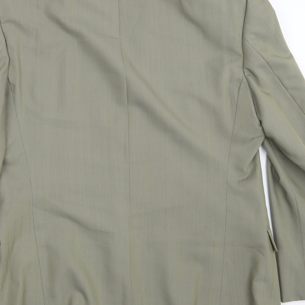 Baumler Mens Green  Rayon Jacket Blazer Size 42