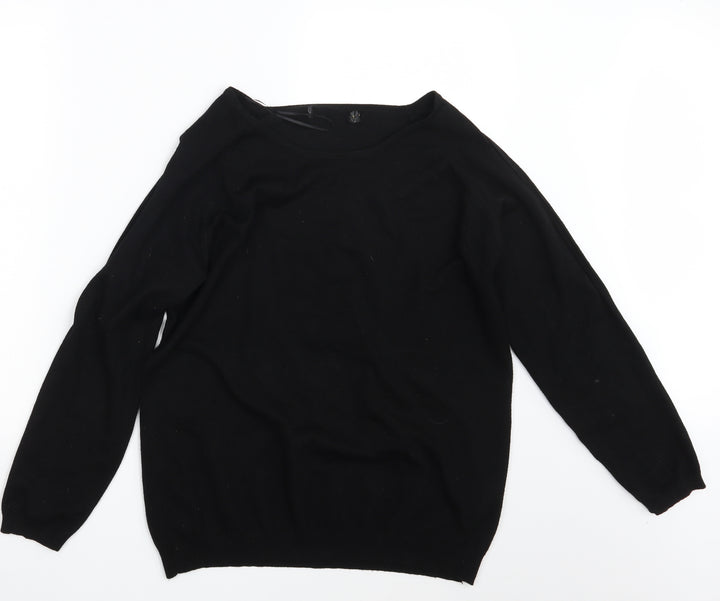 Preworn Womens Black   Pullover Sweatshirt Size XL