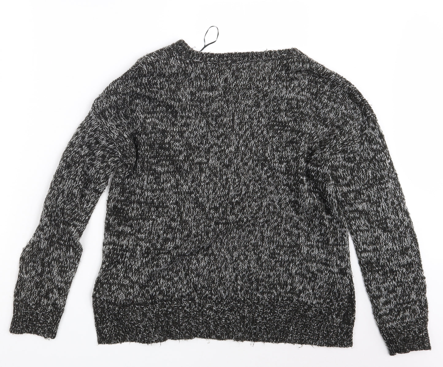 New Look Womens Black  Knit Pullover Jumper Size M
