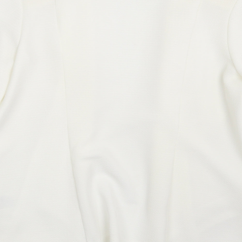 Roman Womens Ivory   Jacket Blazer Size 12