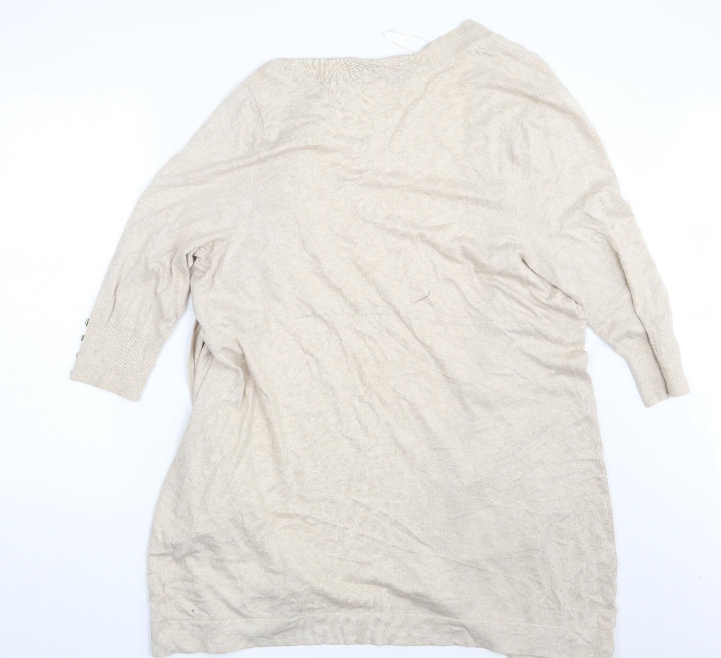 Wallis Womens Beige   Wrap Jumper Size XL