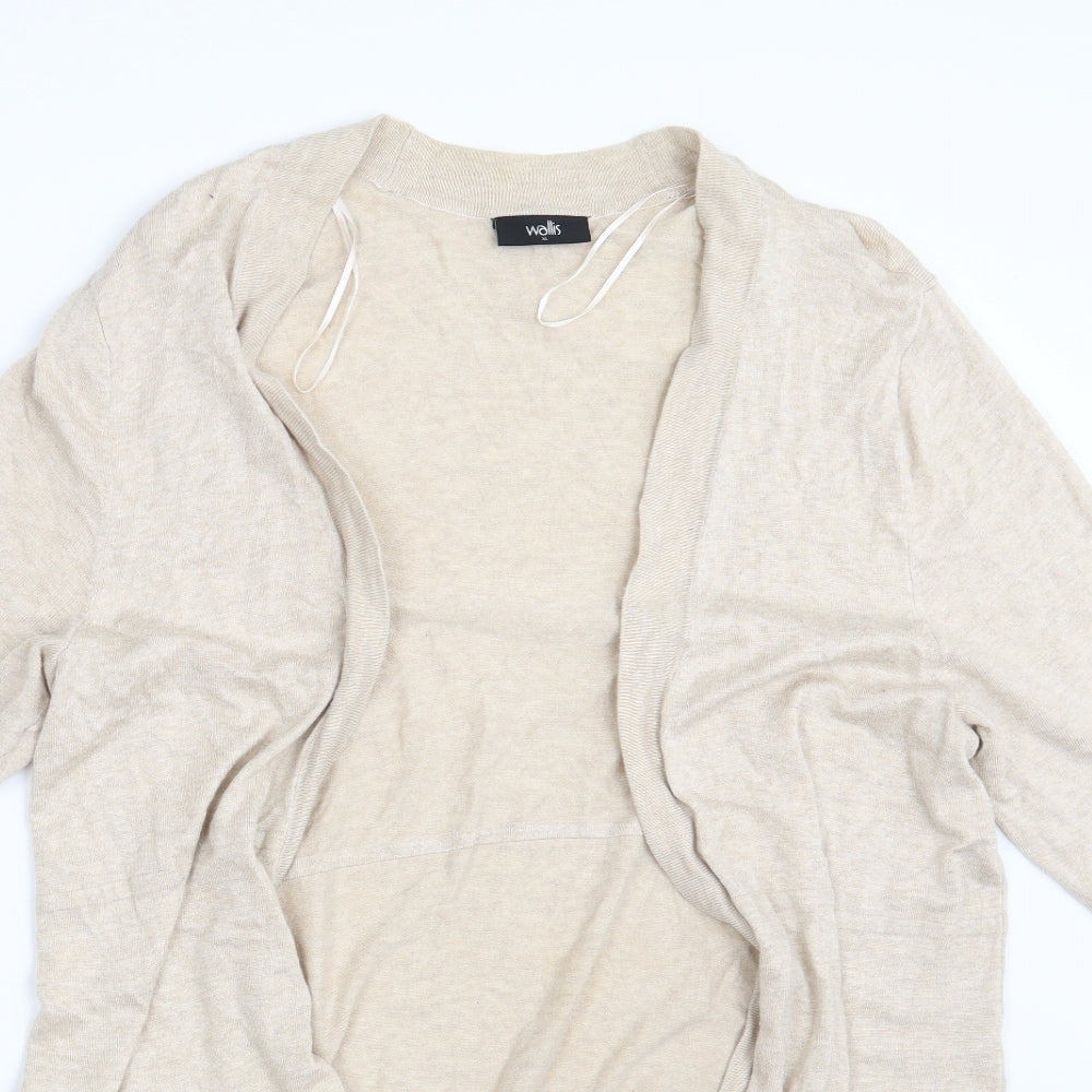 Wallis Womens Beige   Wrap Jumper Size XL