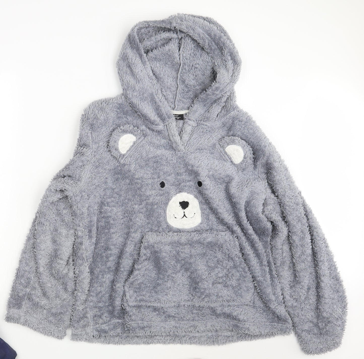 Forever Dreaming Womens Grey   Pullover Hoodie Size L  - Nightwear