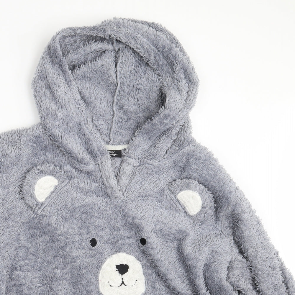 Forever Dreaming Womens Grey   Pullover Hoodie Size L  - Nightwear