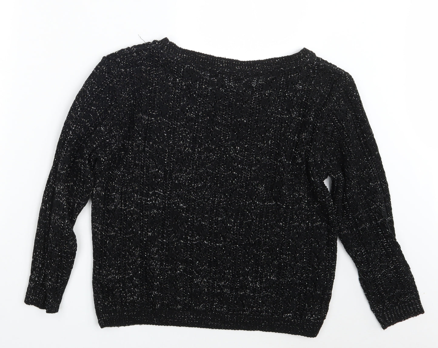Atmosphere Womens Black  Knit Pullover Jumper Size 12