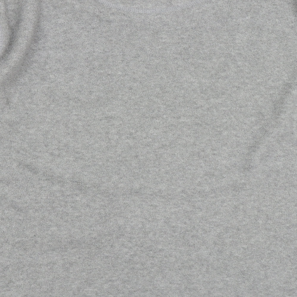 Cedar Wood State Mens Grey  Fleece Pullover Sweatshirt Size M