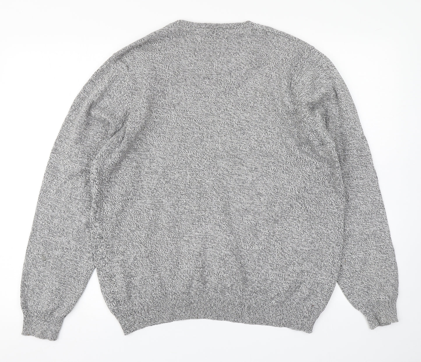M&S Collection Mens Grey  Knit Pullover Jumper Size M