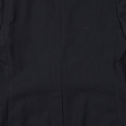 The Burton Collection Mens Blue Striped  Jacket Blazer Size 42