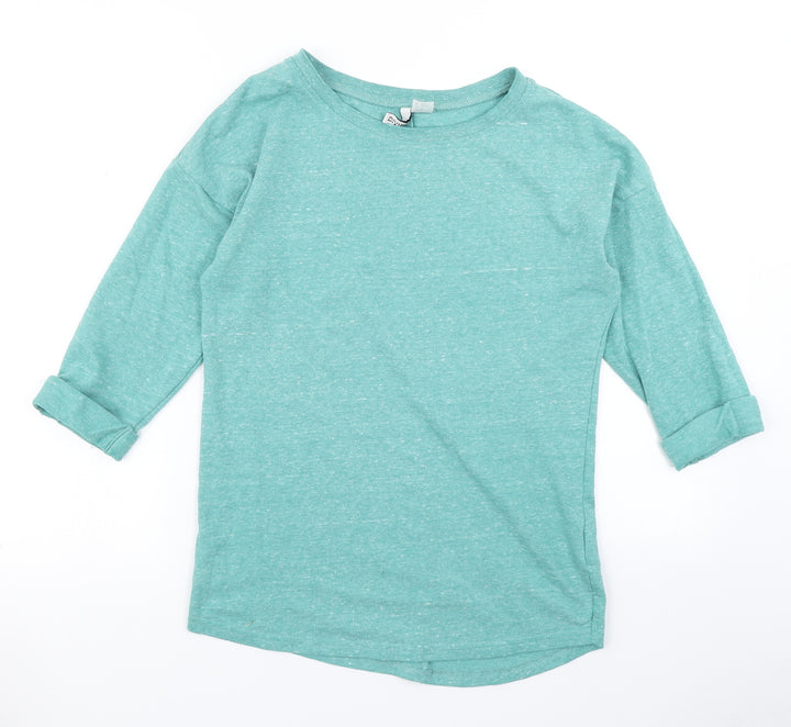 Divided Womens Blue Basic T-Shirt Size XS