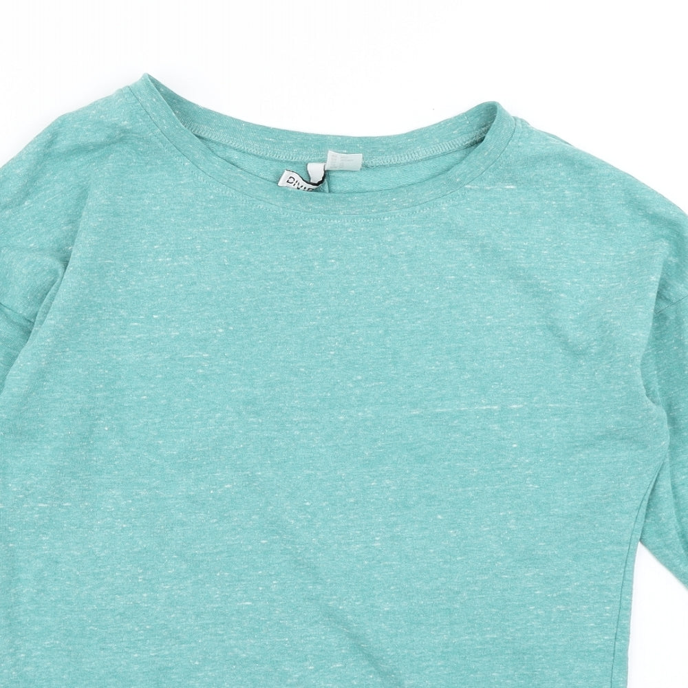 Divided Womens Blue   Basic T-Shirt Size XS