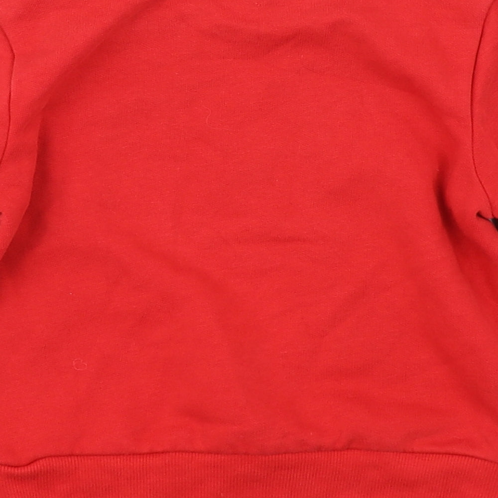 George Boys Red   Pullover T-Shirt Size 18-24 Months  - Police Car