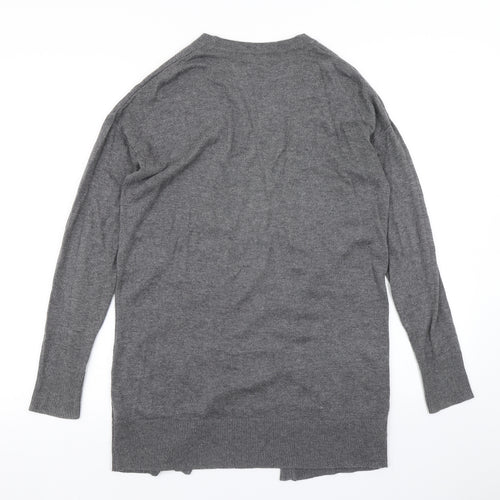 F&F Womens Grey  Knit Cardigan Jumper Size 6