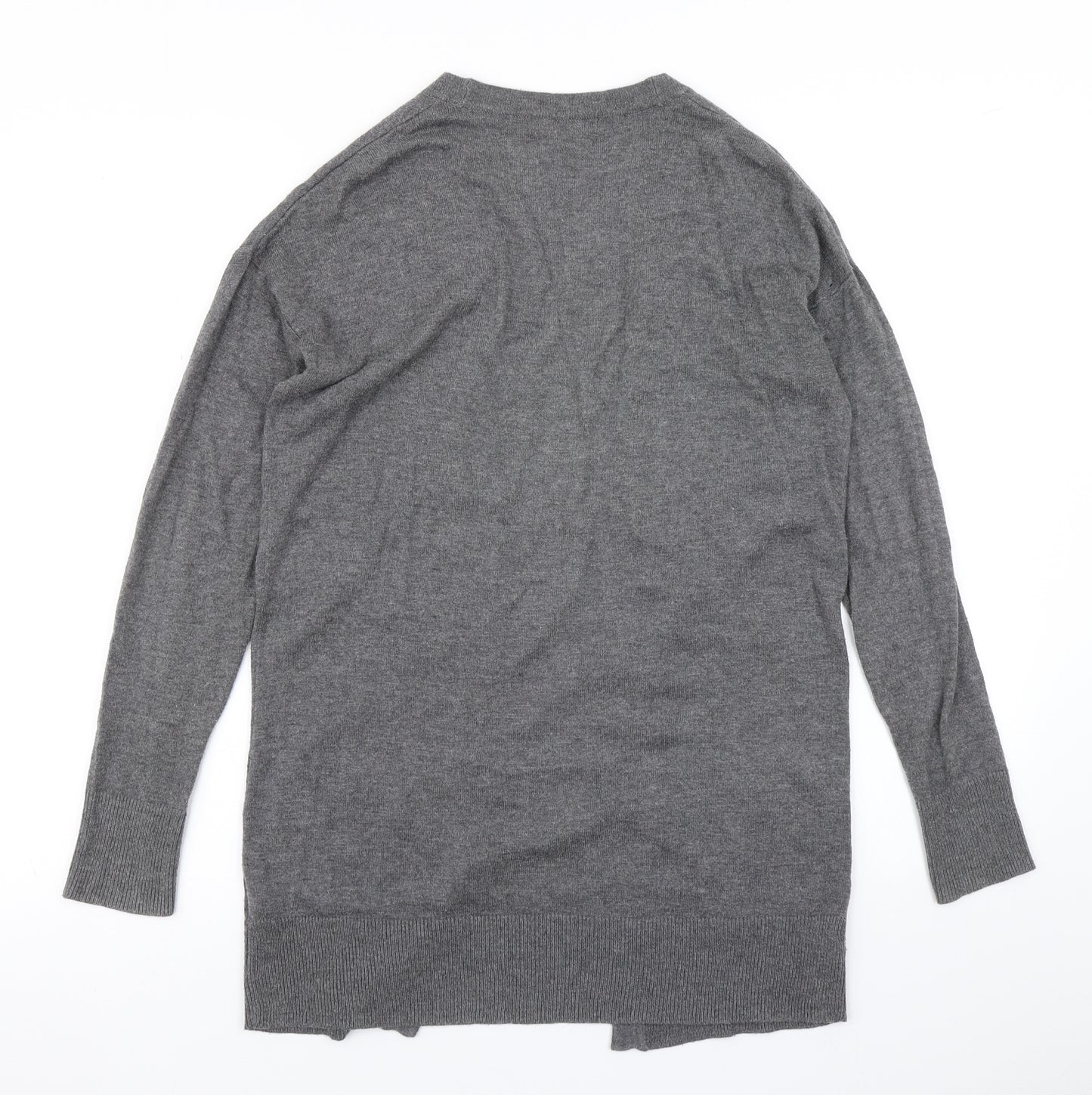 F&F Womens Grey  Knit Cardigan Jumper Size 6