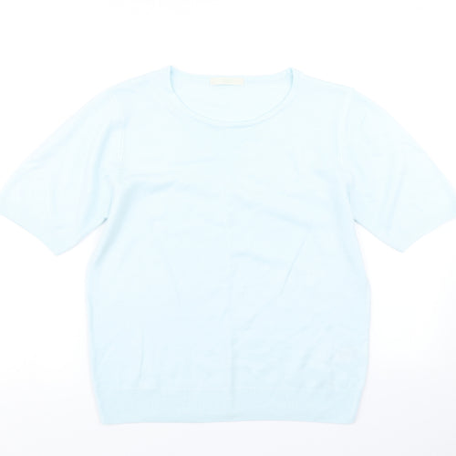 Marks & Spencer Womens Blue  Knit Pullover Jumper Size 14