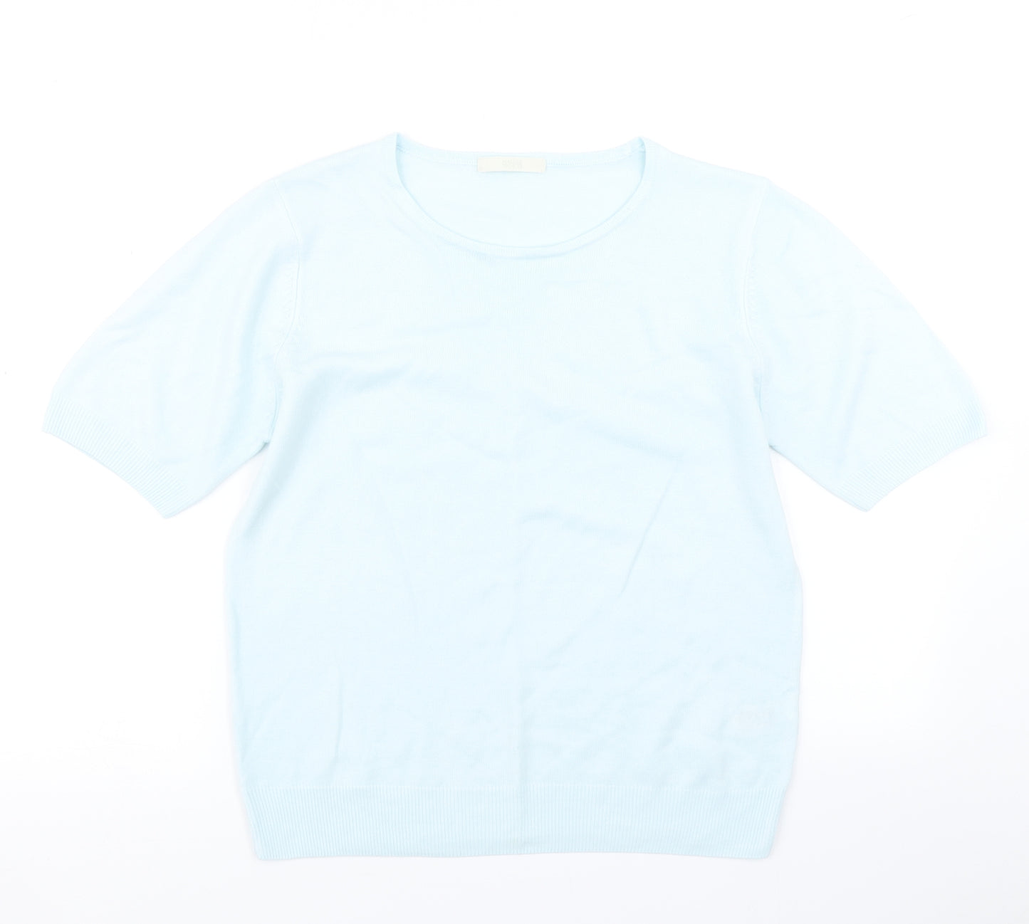 Marks & Spencer Womens Blue  Knit Pullover Jumper Size 14