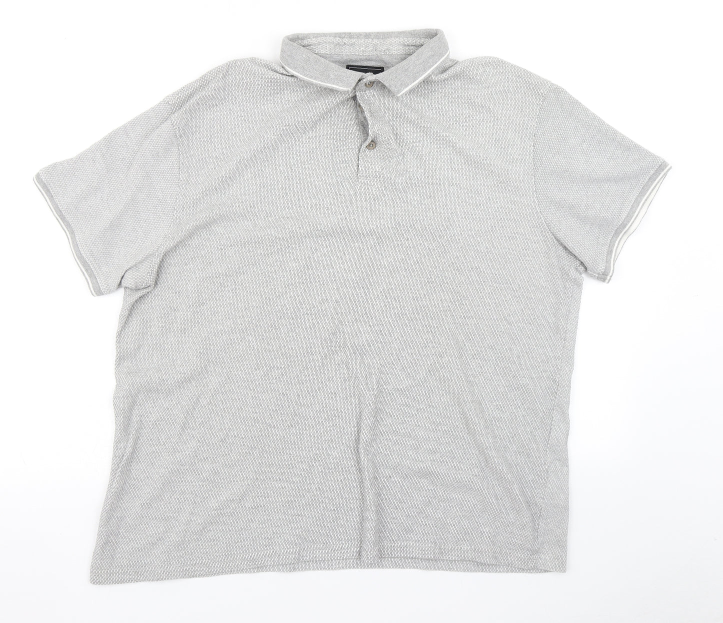 Peacocks Mens Grey    Polo Size XL
