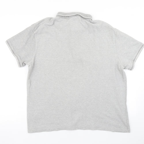 Peacocks Mens Grey    Polo Size XL