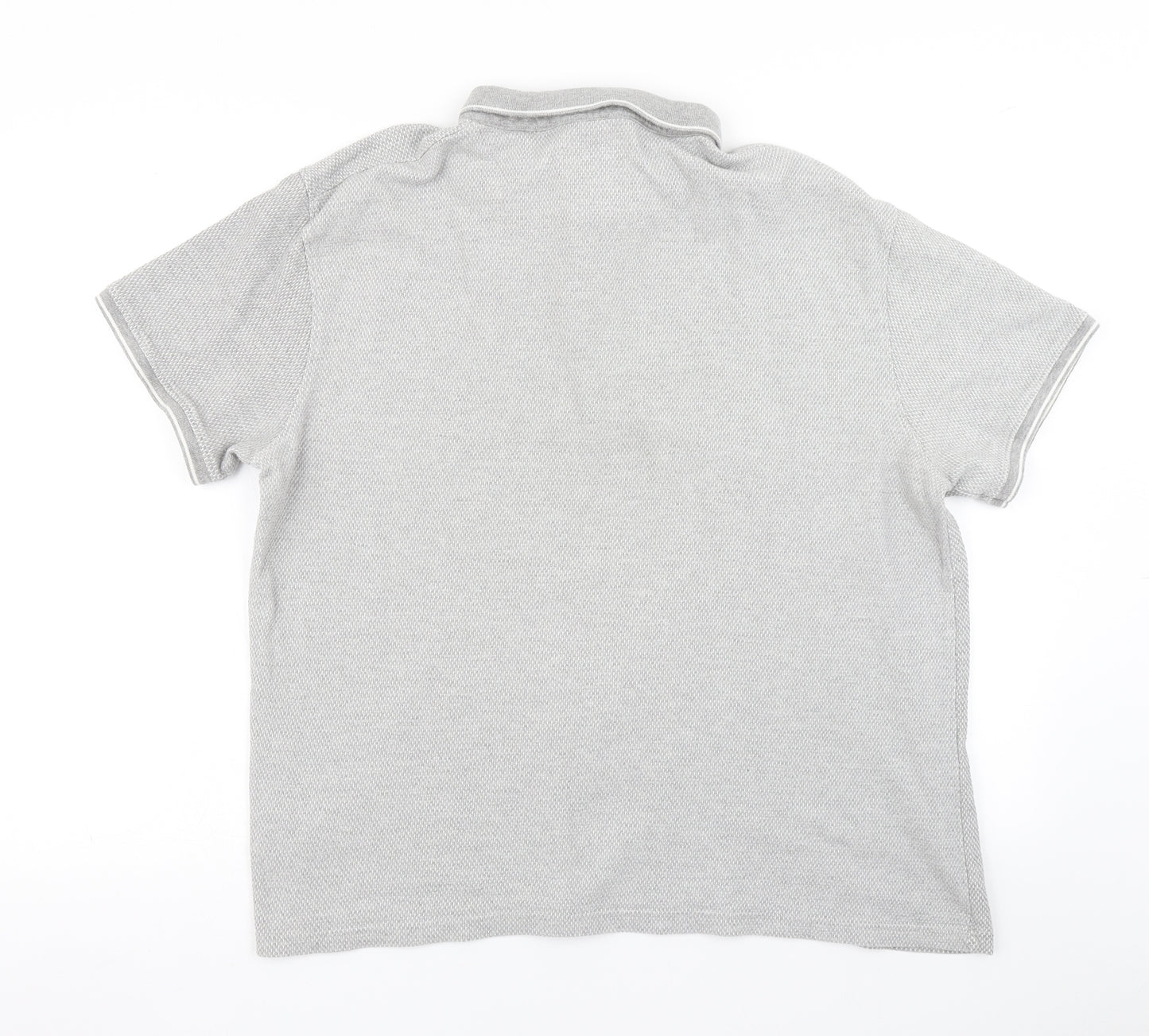 Peacocks Mens Grey    Polo Size XL