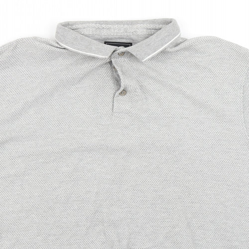 Peacocks Mens Grey    Polo Size XL