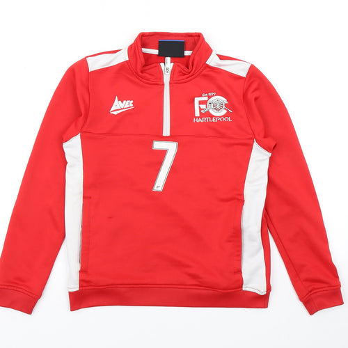 Avec Boys Red   Pullover Sweatshirt Size M