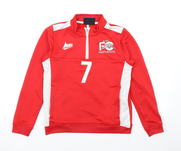 Avec Boys Red Pullover Sweatshirt Size M