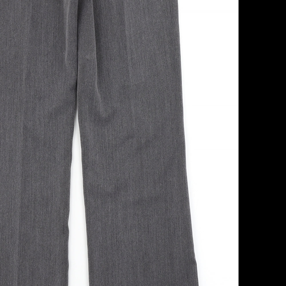 Papaya Womens Grey   Dress Pants Trousers Size 10 L28 in