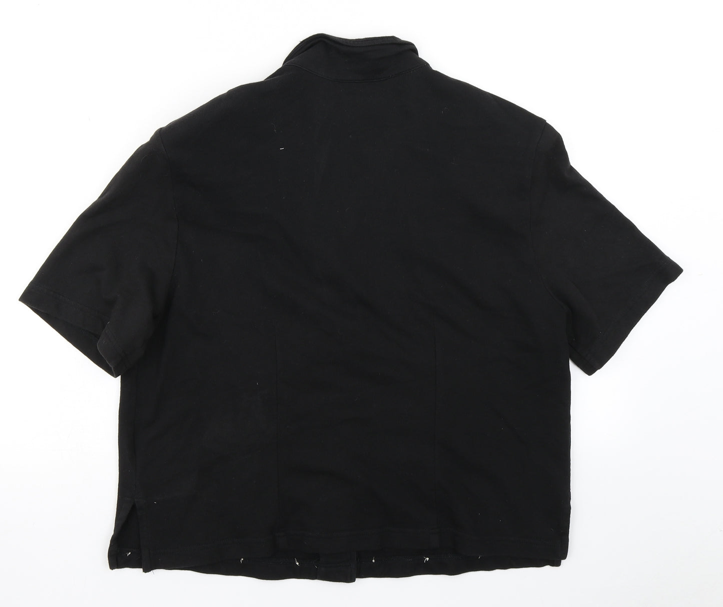 Positive Attitude Womens Black   Cardigan Jumper Size XL
