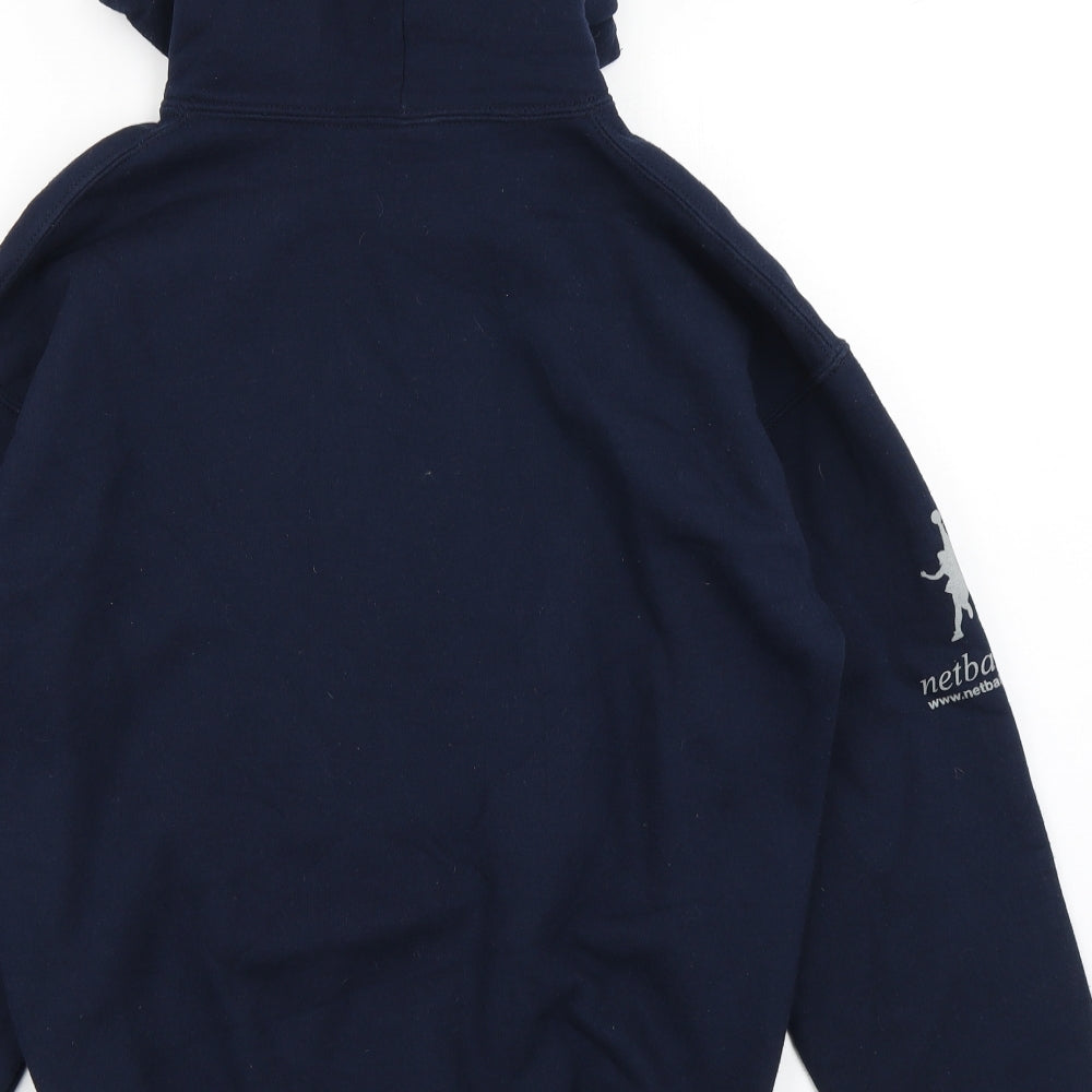 Gildan Womens Blue   Pullover Hoodie Size M