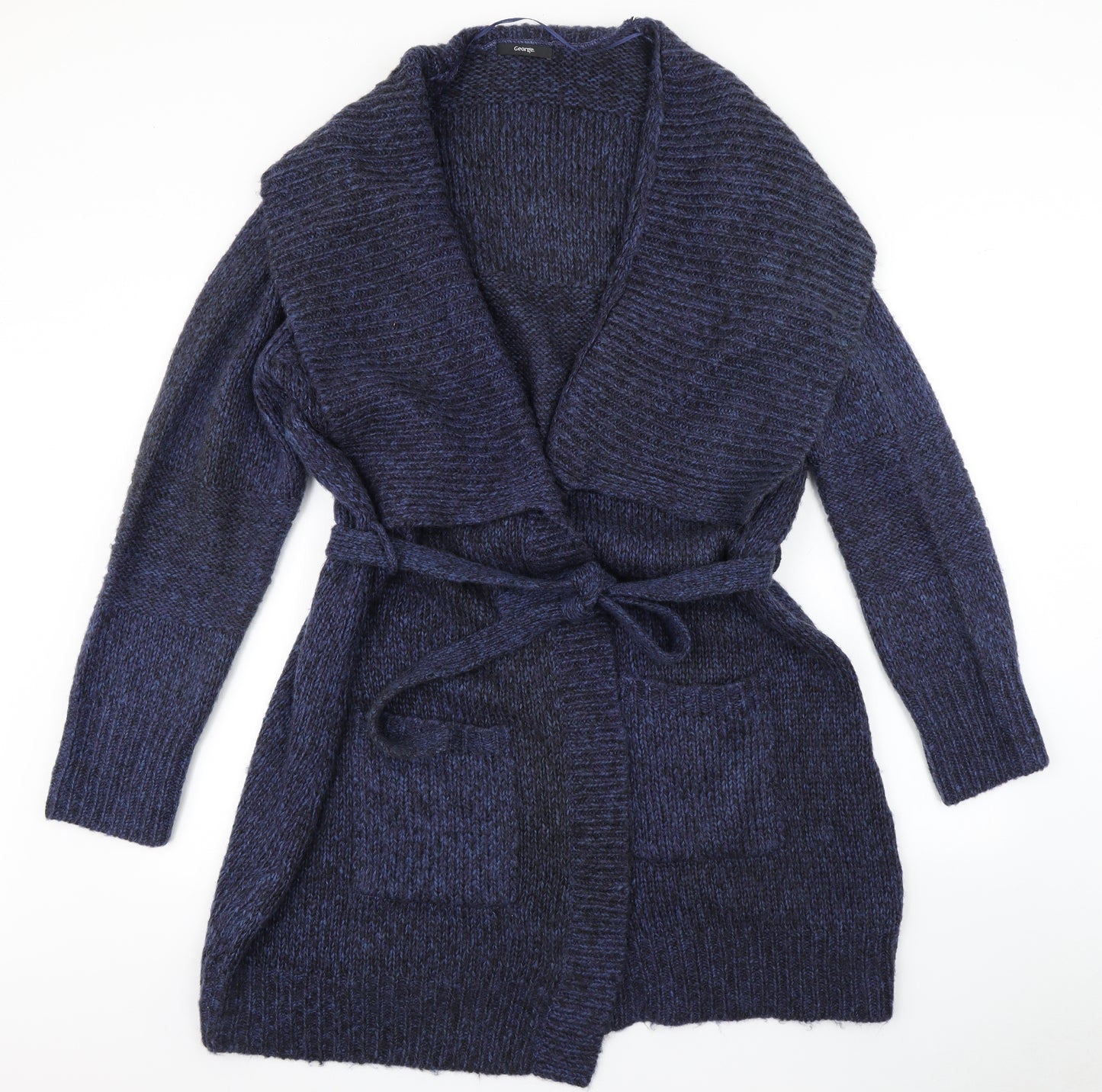 George Womens Blue  Knit Cardigan Jumper Size 22