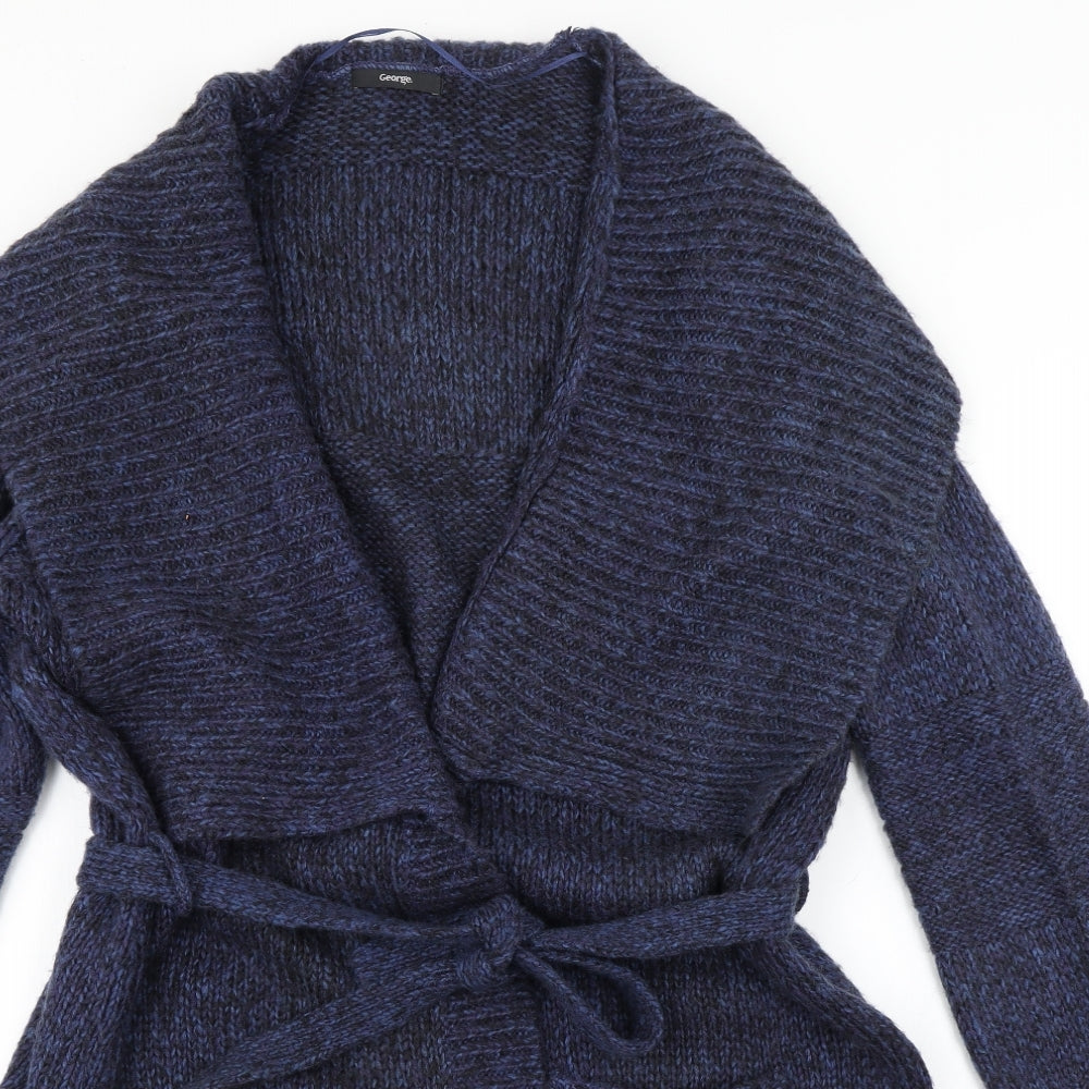 George Womens Blue  Knit Cardigan Jumper Size 22