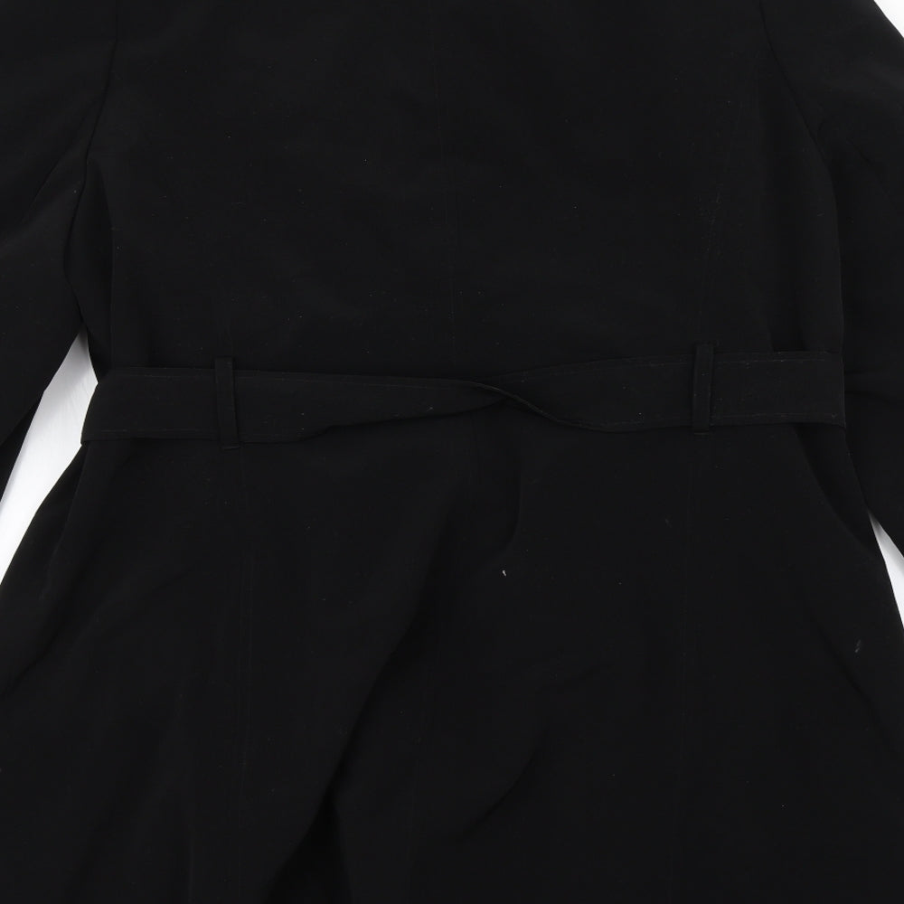 George Womens Black   Overcoat Coat Size 20