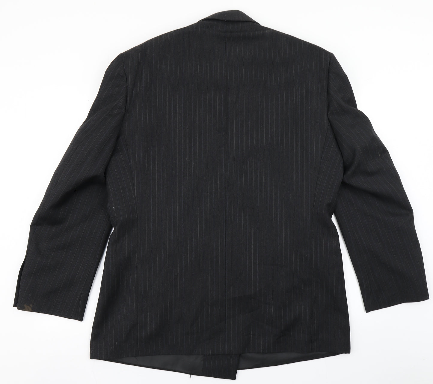 Burton Mens Black Striped  Jacket Blazer Size 44