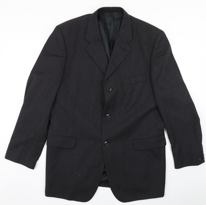 Preworn Mens Grey Jacket Blazer Size 44