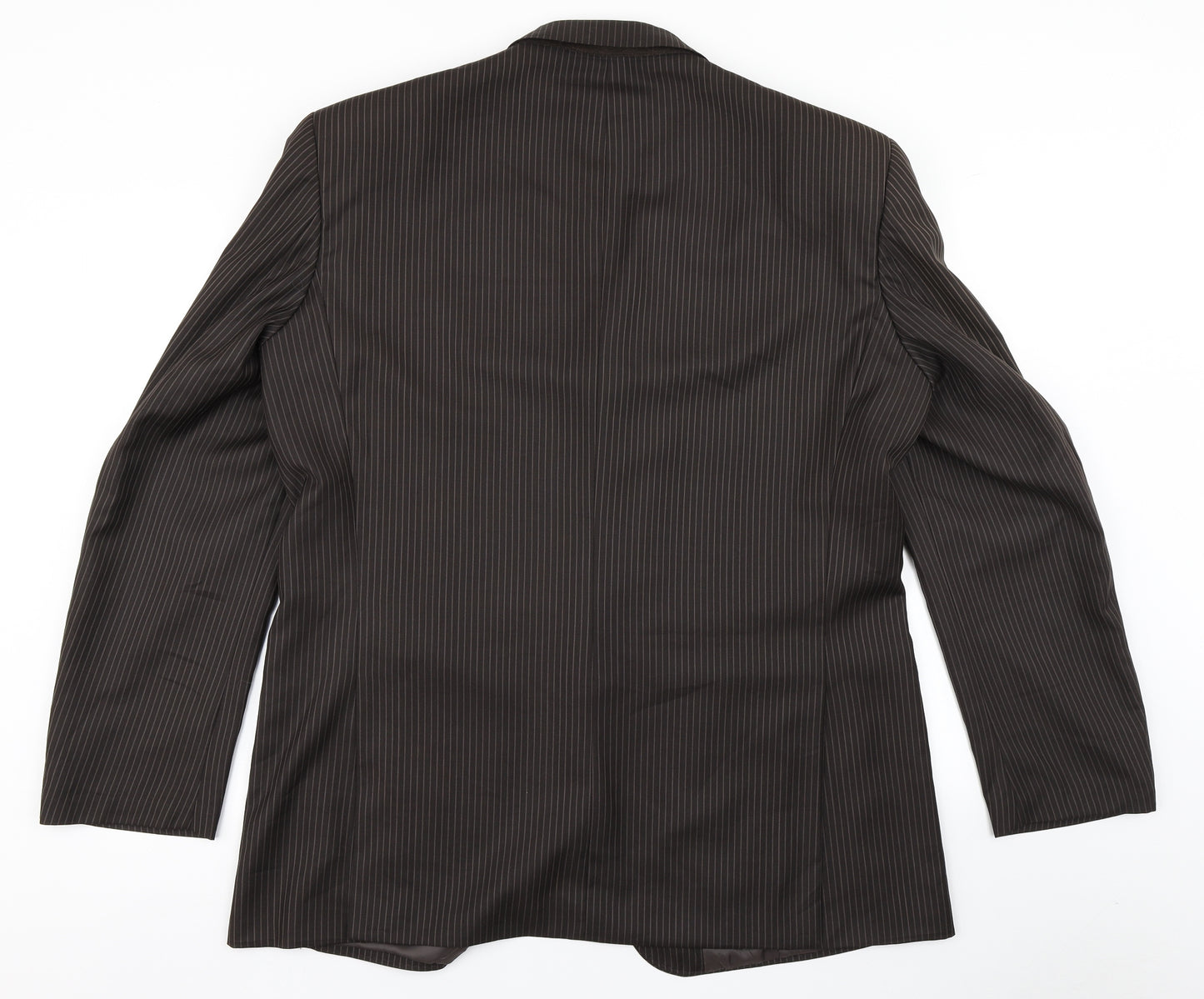 R.G.A Mens Brown Striped  Jacket Blazer Size 56