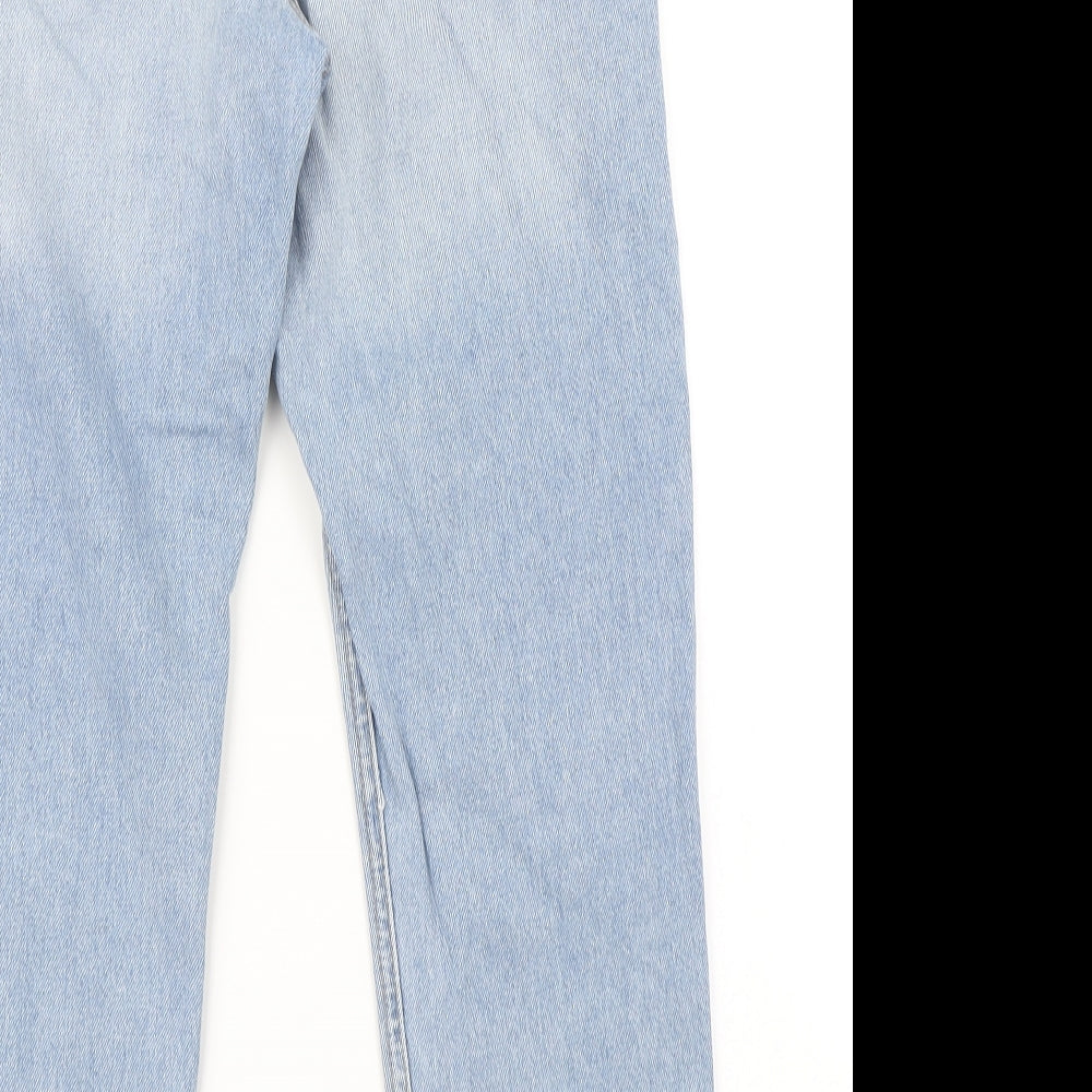 Denim Co Womens Blue  Denim Straight Jeans Size 10 L25 in