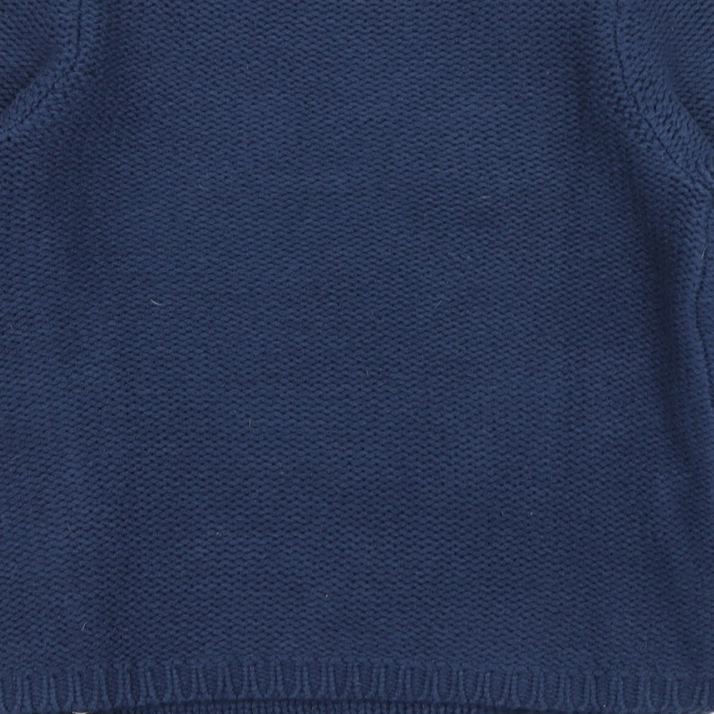 BC  Womens Blue  Knit Pullover Jumper Size 10