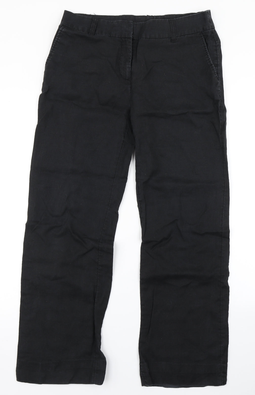 H&M Womens Black   Cargo Trousers Size 10 L27 in