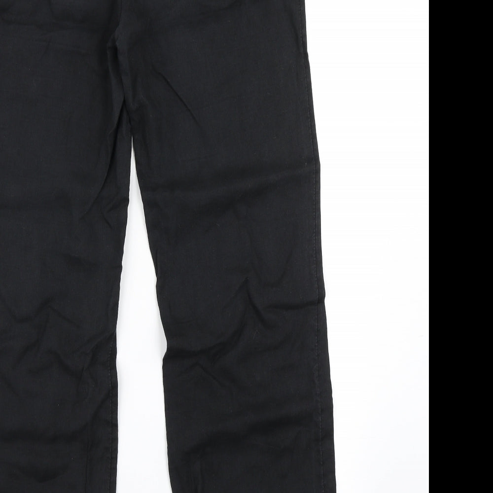 H&M Womens Black   Cargo Trousers Size 10 L27 in