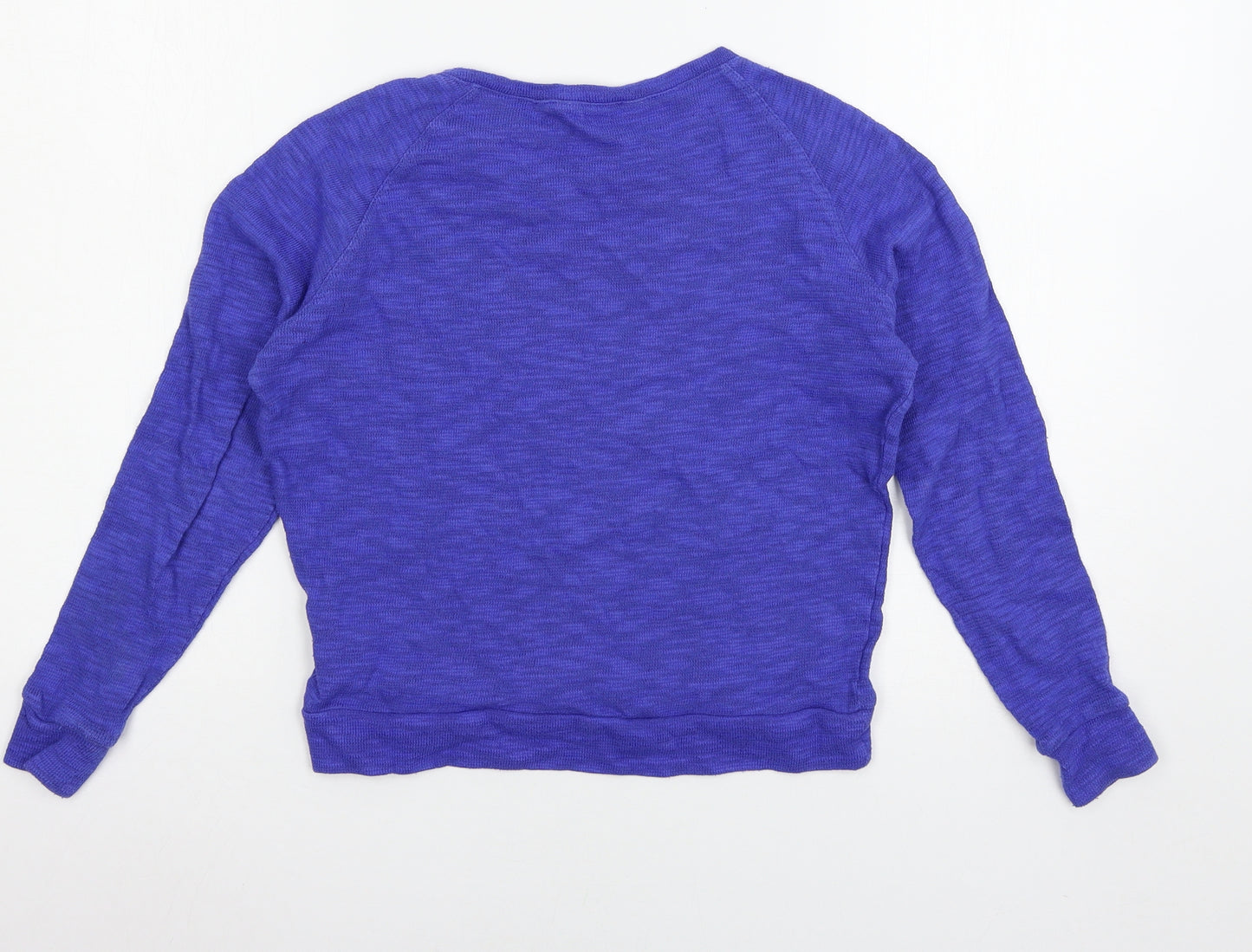 New Look Girls Blue Geometric Jersey Pullover Sweatshirt Size 10-11 Years  - Unicorn