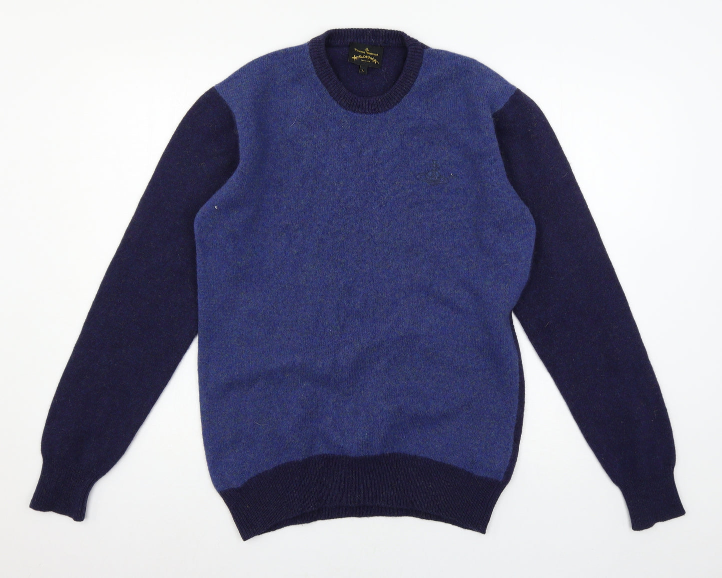 Vivienne Westwood Mens Blue  Knit Pullover Jumper Size L