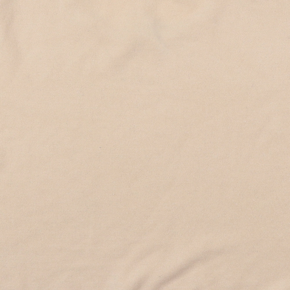 Marks and Spencer Womens Pink  Knit Basic T-Shirt Size 18